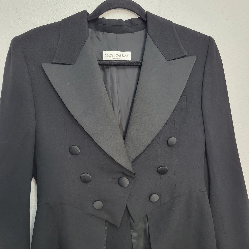 Dolce & Gabbana Womens Vintage Tailcoat Jacket - Picture 5 of 15